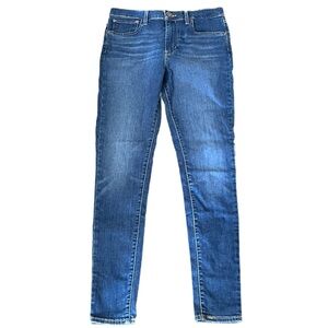 Levi’s 720 High-Rise Super Skinny Jeans, Size 30, Medium Wash, Pre-Owned